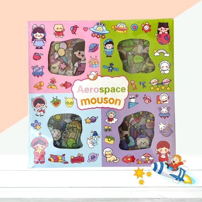 

PAKETAN 4 BOX STICKER AEROSPACE MOUSON