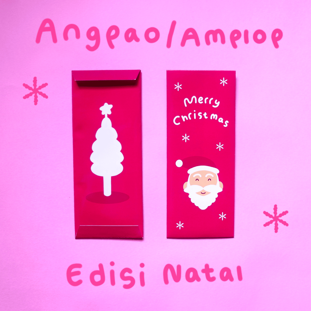 

(10 Pcs) Amplop/Angpao Estetik Desain Lucu (Edisi Natal)