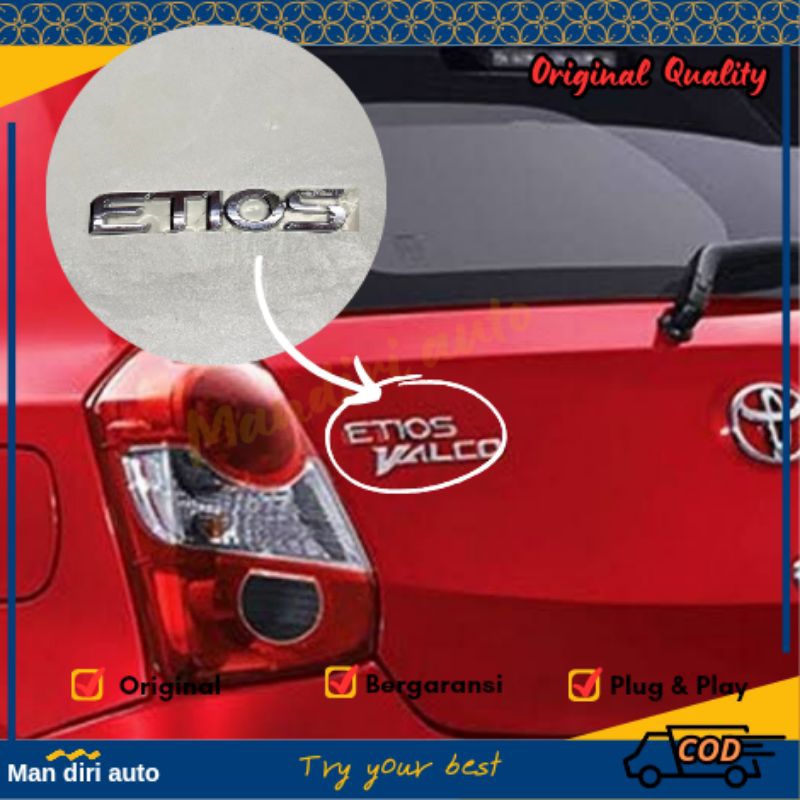 Emblem Tulisan Etios Original