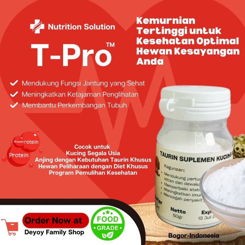 T-PRO TAURINE KHUSUS KUCING