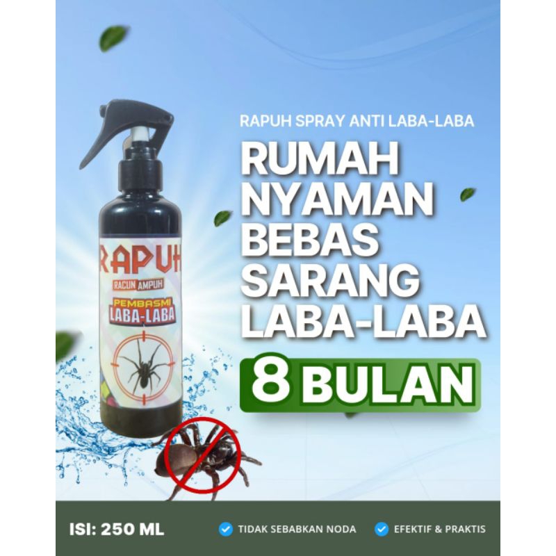 SPIDER CLEAR RACUN PEMBASMI LABALABA OBAT PEMBASMI SERANGGA
