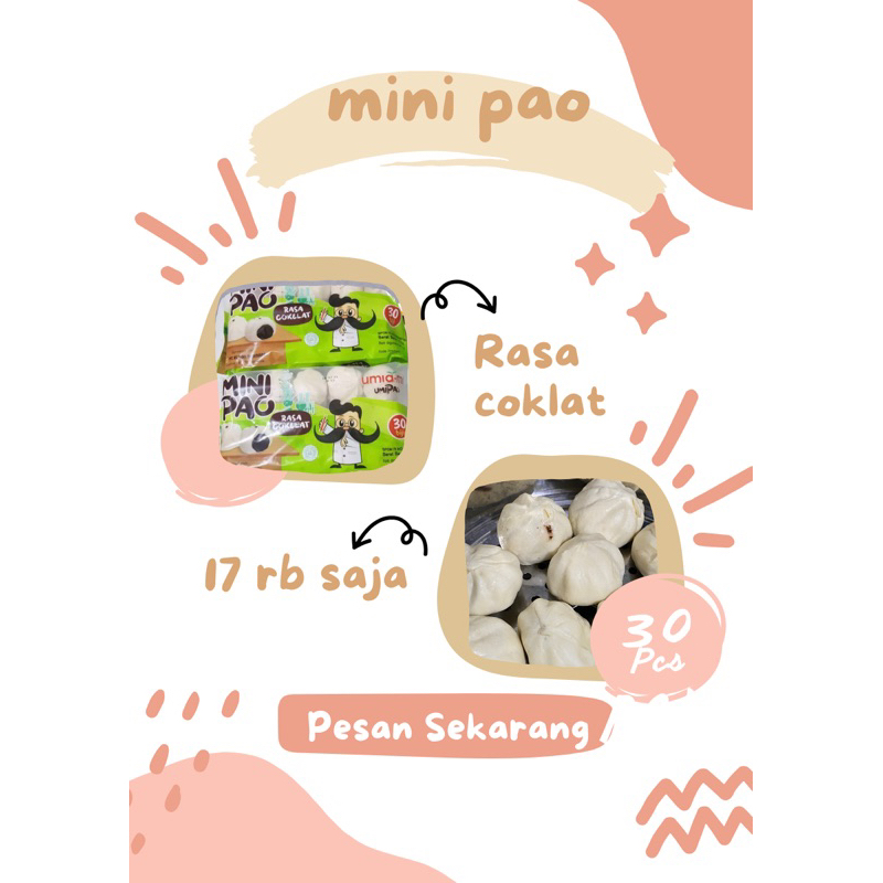 

Bakpau Mini Rasa Coklat
