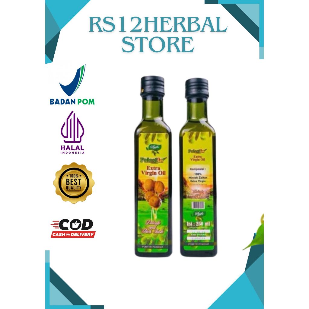 

Minyak Zaitun Palestin 250ml Extra Virgin Oil ( Minyak Zaitun Murni )