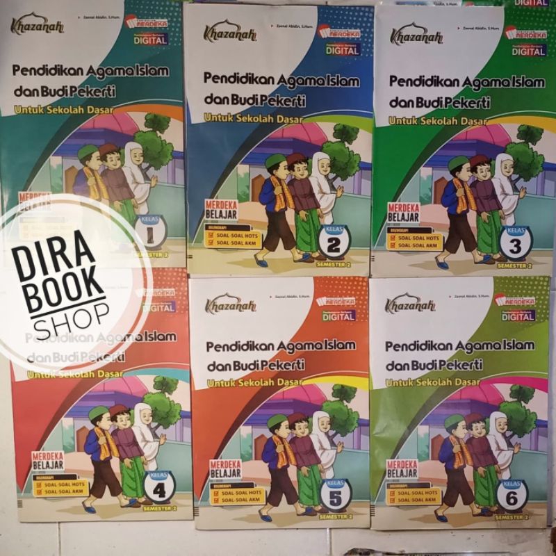 LKS Agama Islam Khazanah Bintang kelas 1/2/3/4/5/6 SD Semester 2