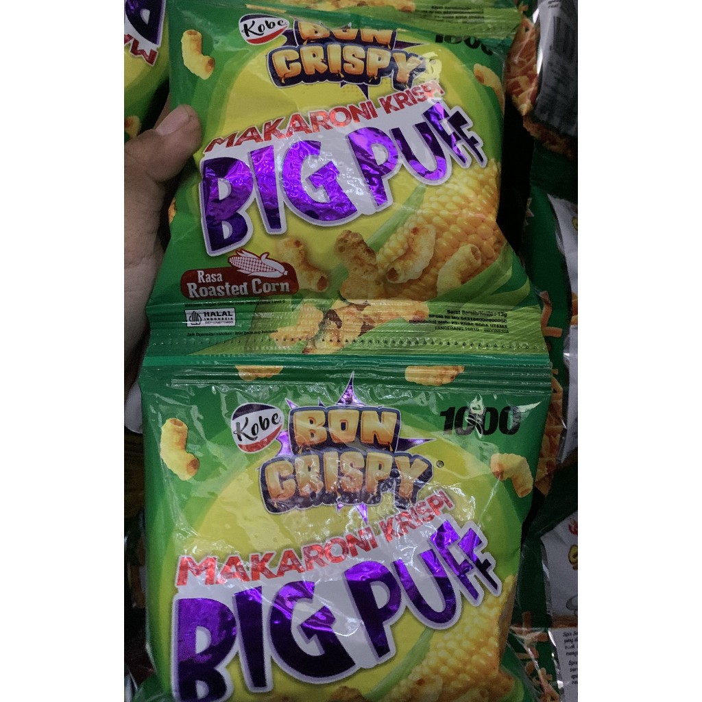 

Kobe Big Puff Rasa Roast Corn 1 renceng isi 10 pcs