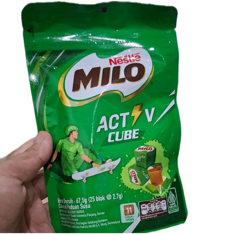 

Nestle Milo ACTIVE Cube Isi 25 Pcs