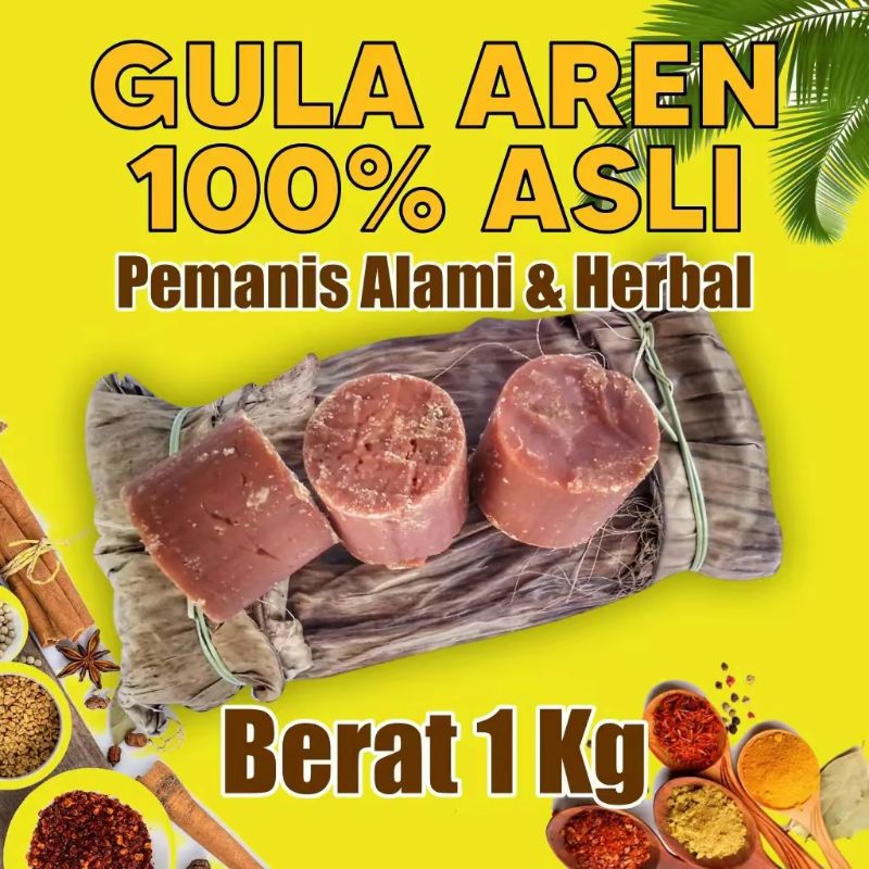 

gula aren murni asli 100% 1kg