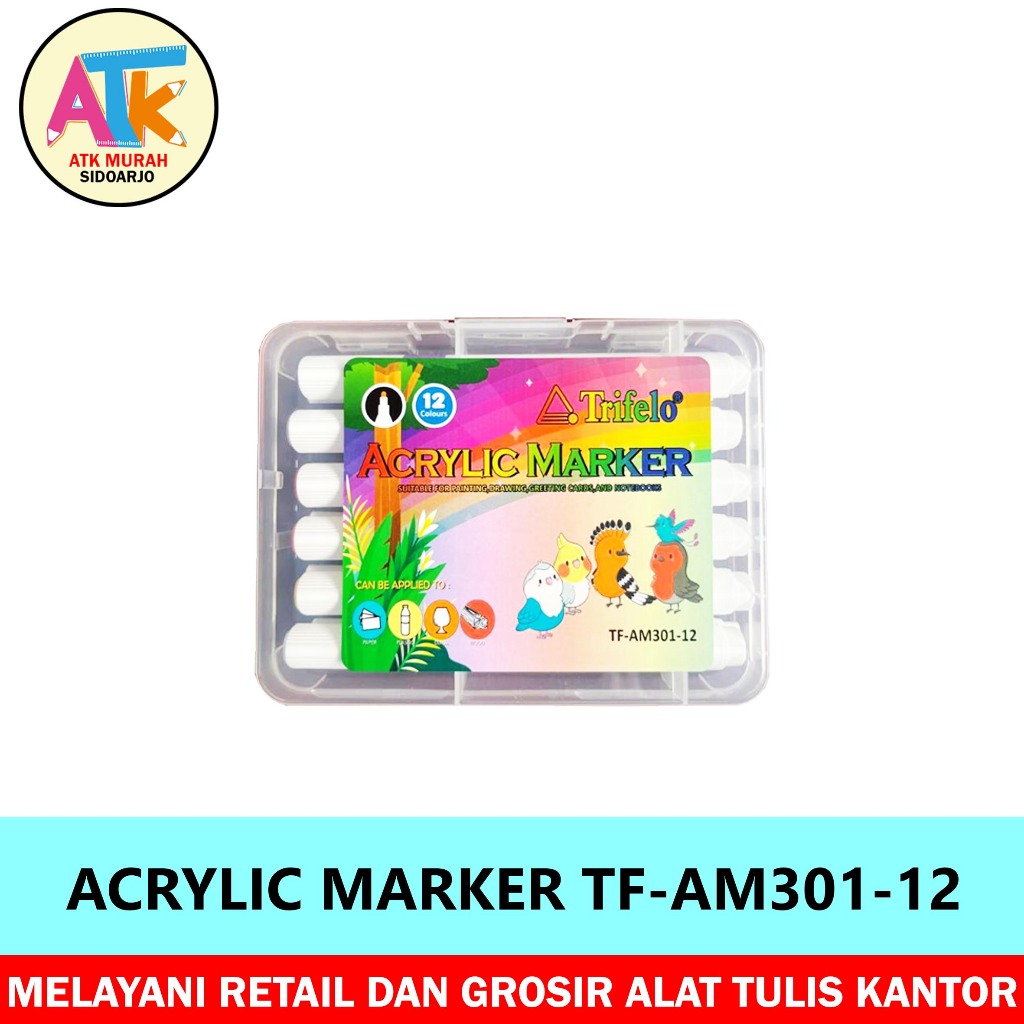 

SPIDOL AKRILIK - ACRYLIC MARKER TF-AM301-12