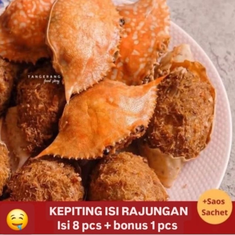Ketam Isi Kelayang Isi 8 Pcs Khas Belitung. Kepiting Buncit