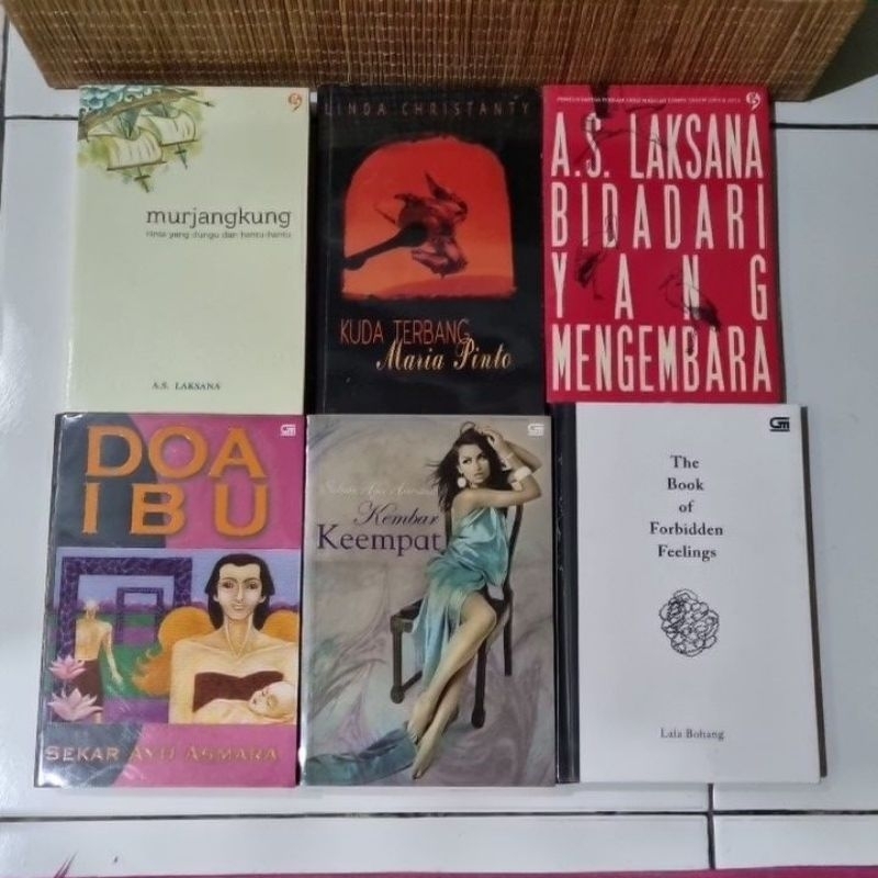 Aneka Novel Preloved Original Murah | A.S. Laksana - Murjangkung - Bidadari yang Mengembara | Linda 
