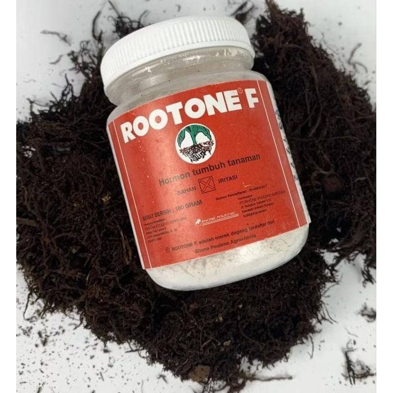 Obat Pertanian Rootone F hormon penumbuh akar (untuk cangkok)