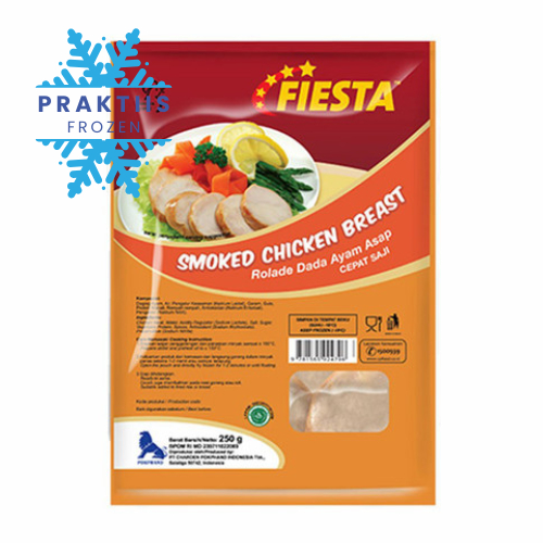 

FIESTA SMOKED CHICKEN BREAST 250GR ISI 10 ROLADE DADA AYAM ASAP