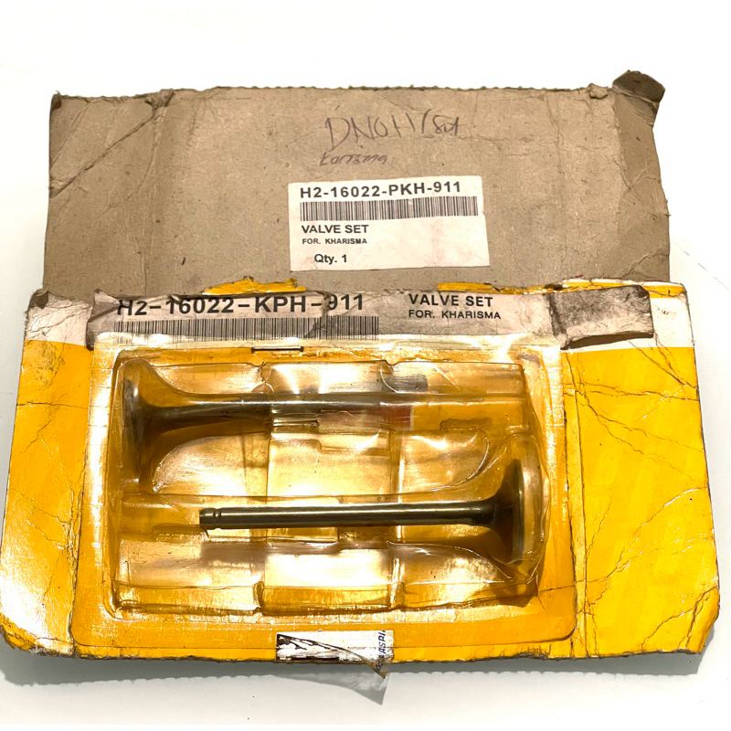 H2-16022-KPH-911 Klep In Ex 1 Set Karisma Kirana Supra X 125 Lama Batman Original Aspira