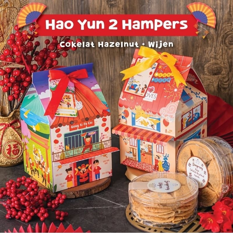 

Hao Yun 2 Hampers Imlek CNY Loves Semprong Wijen Nutella Coklat Hazelnut