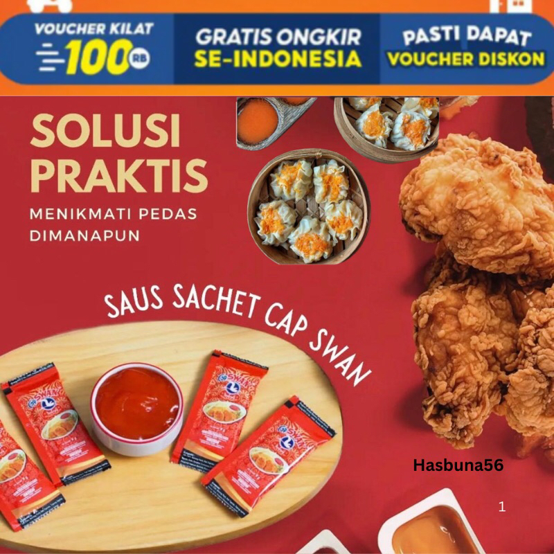 

Saus Dimsum Sachet Saus Chicken Sachet Isi 24 Pcs Enak Pedas Halal