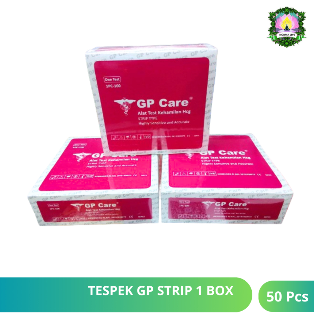 GP Strip Tespek Kehamilan Hamil Test Pack HCG Preganancy Tes 1 Box isi 50 Pcs
