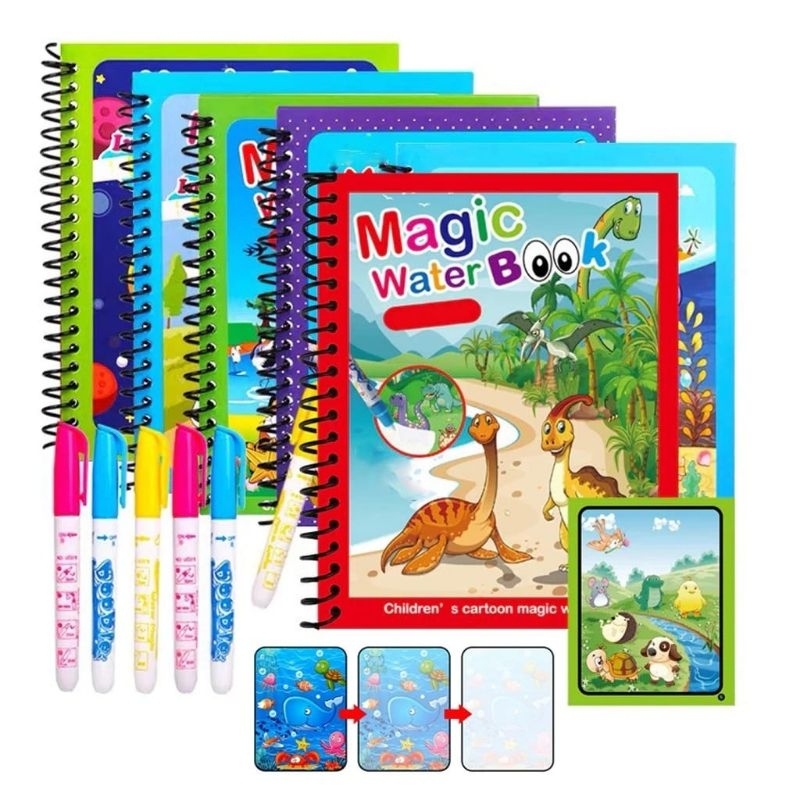 

「 ✦ MAGIC BOOK ✦ 」 BUKU GAMBAR MAGIC WATER BOOK / BUKU MEWARNAI ANAK BUKU GAMBAR ANAK BUKU AJAIB ANAK DRAWING