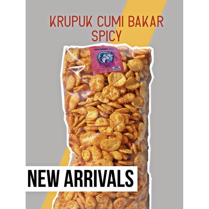 

1 KG Krupuk pedas Cumi Bakar Spicy