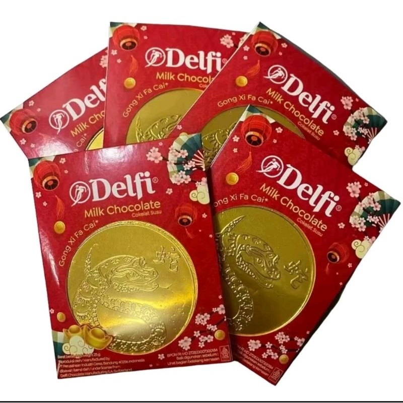 

Delfi Coin Cokelat Gold Koin Imlek 25 gr