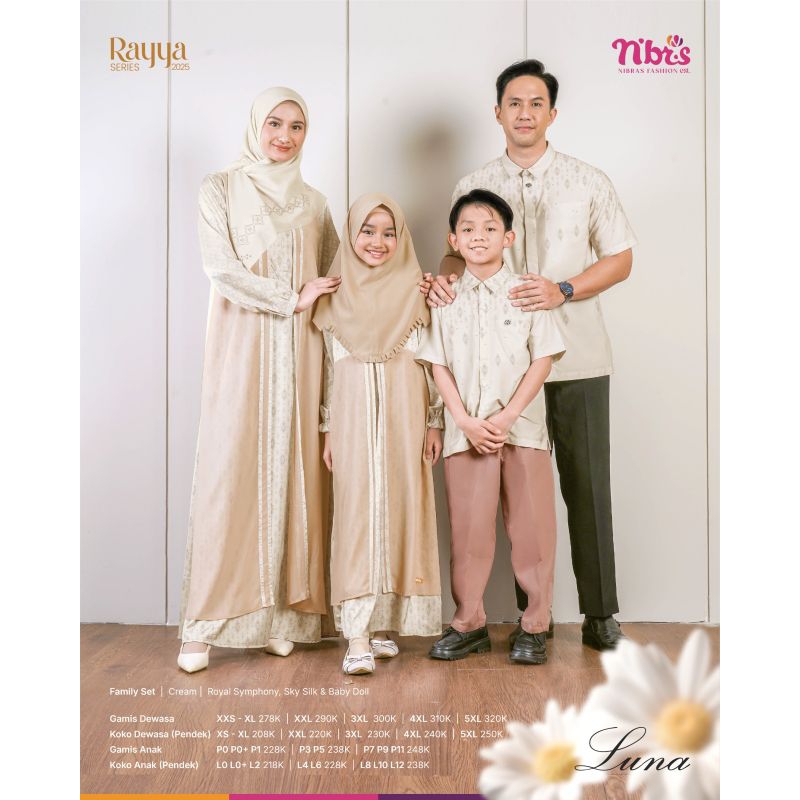 Gamis Anak Luna Nibras Terbaru Rayya Series 2025