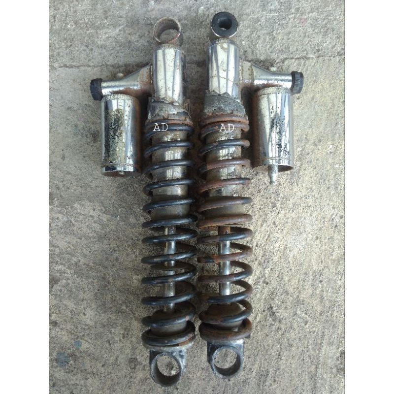 shock breaker belakang marzocchi double klik 34cm