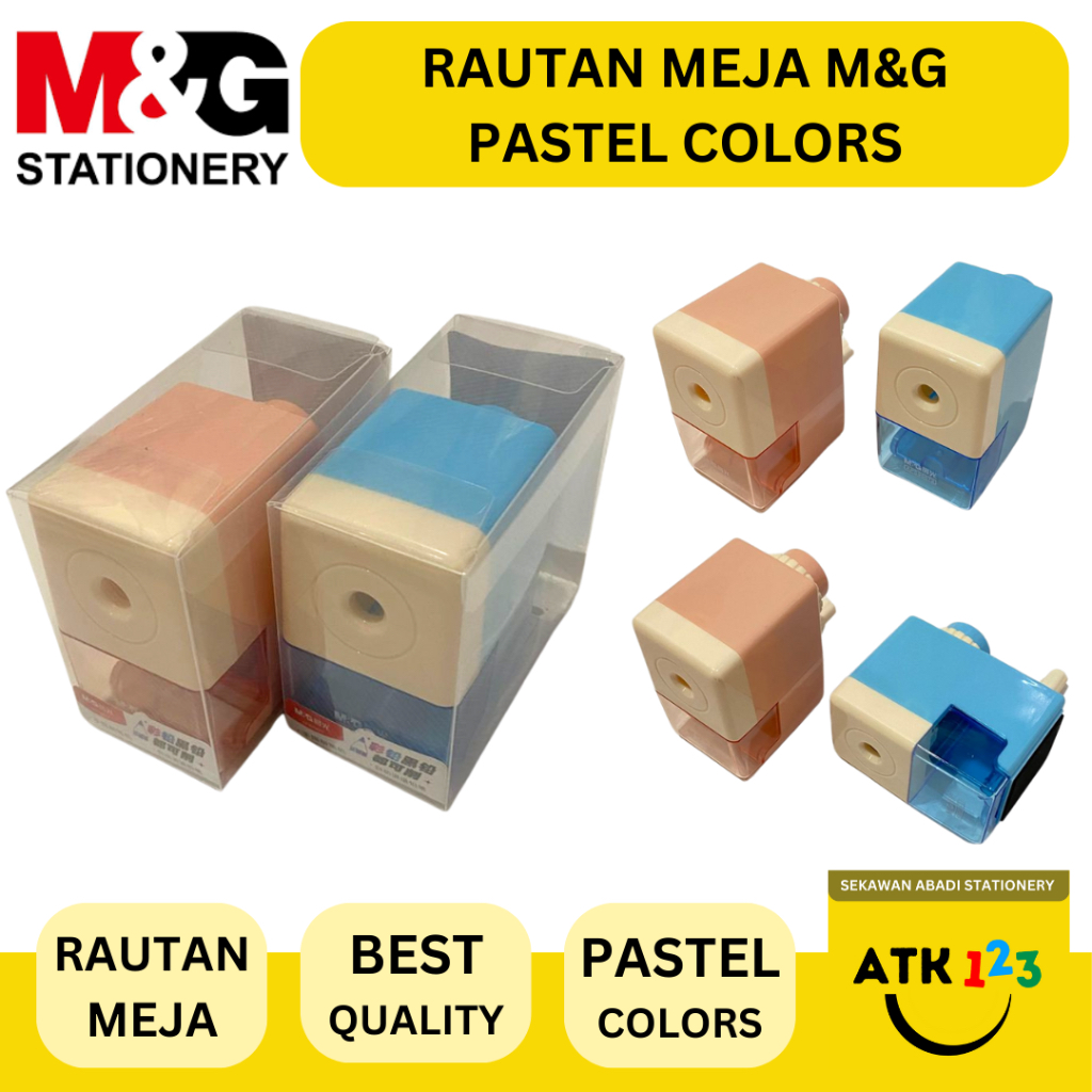 

Rautan Meja Sharpener M&G Serutan Pensil Pastel Colors