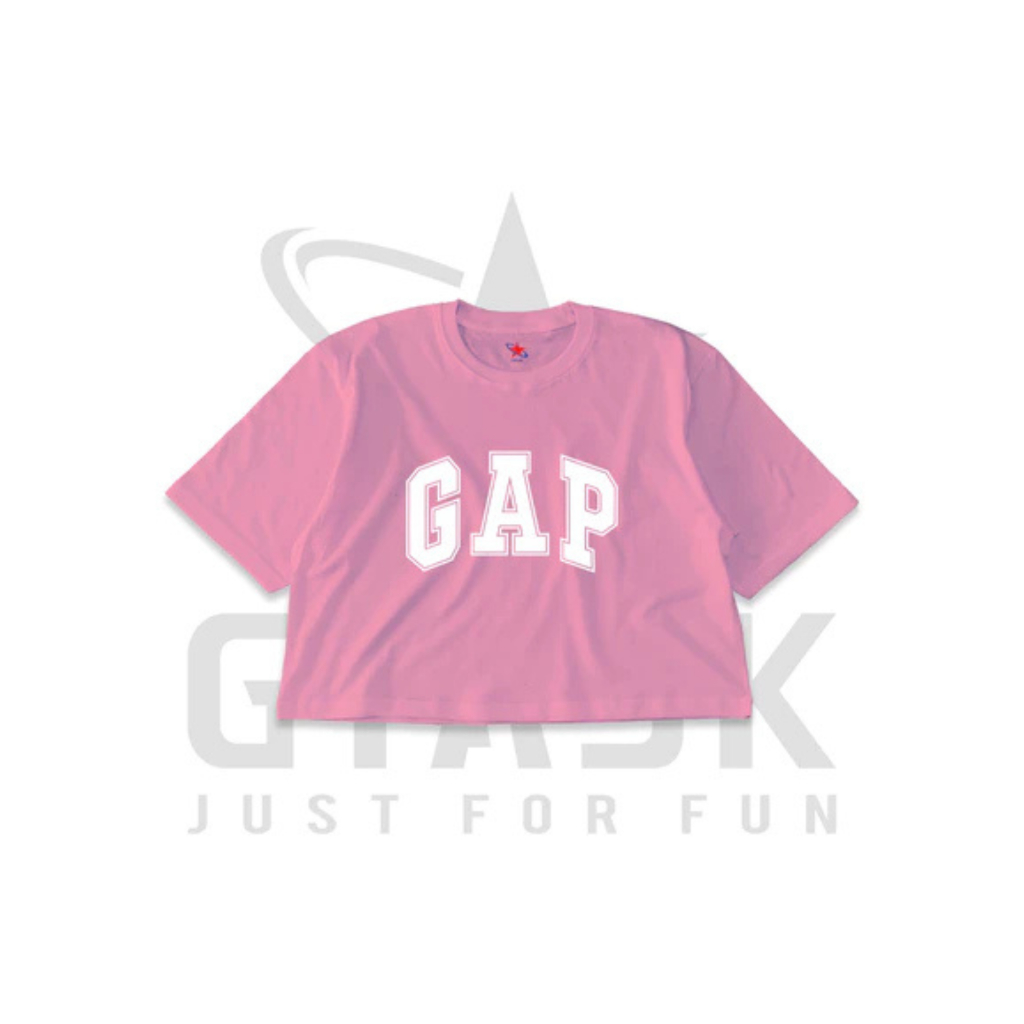 Kaos Croptop Wanita GAP Oversize | Croptop Wanita Oversize