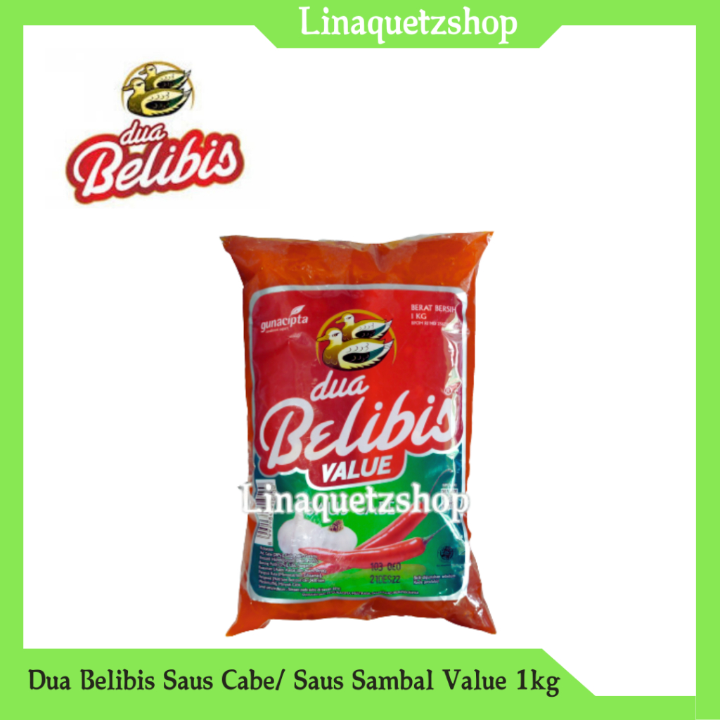 

DUA BELIBIS Saus Cabe/ Saus Sambal Value 1kg