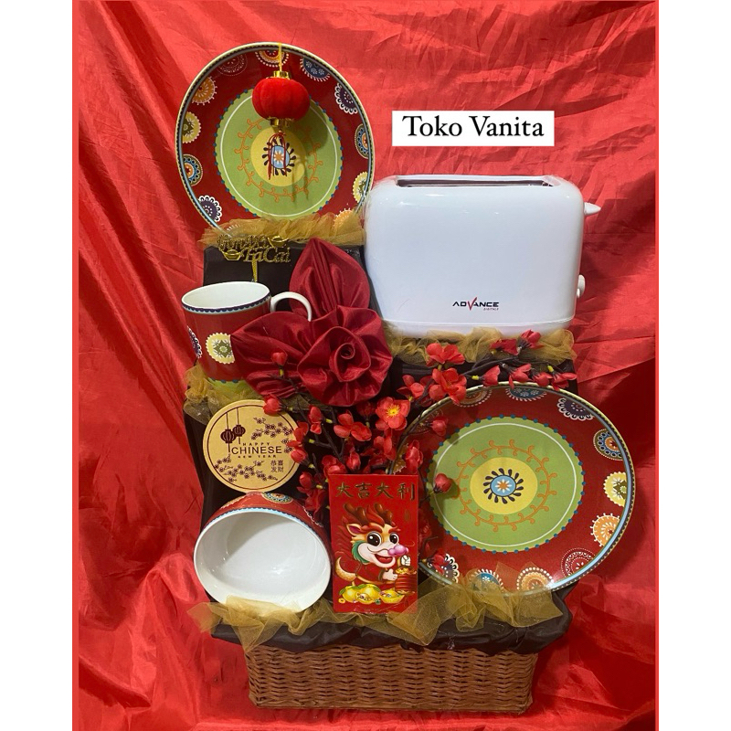 

Hampers Imlek Parcel Dinnerset Toaster