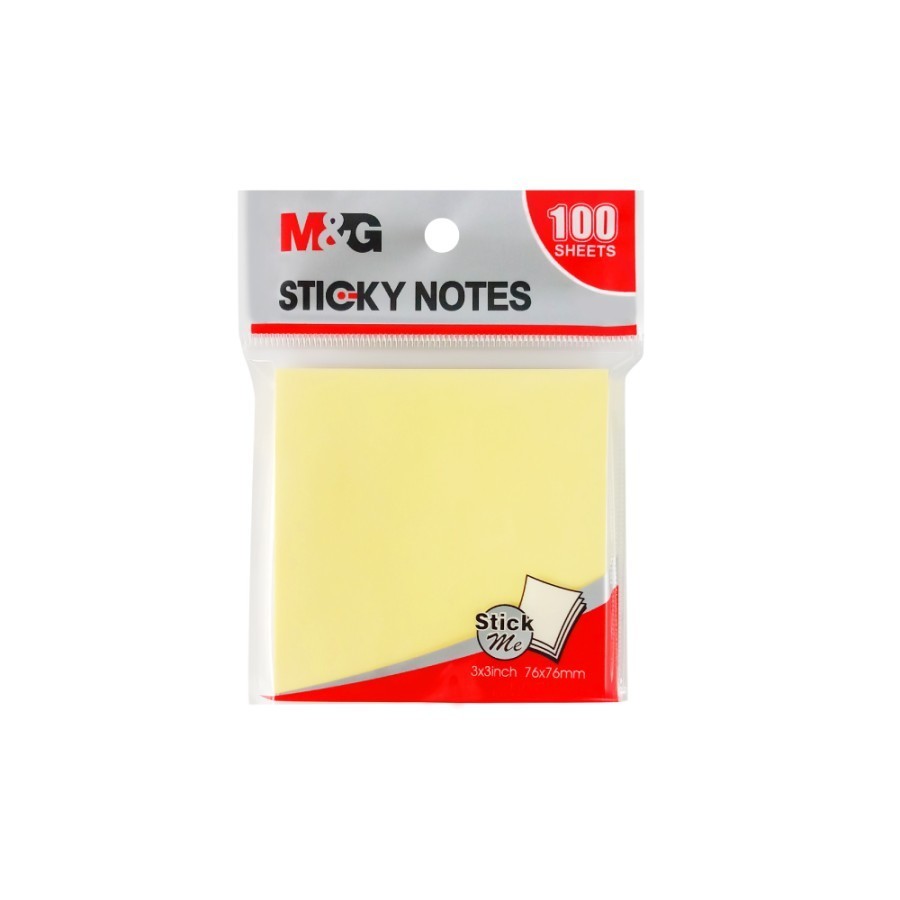 

Sticky Note M&G YS-65 Stick Memo Tempel Penanda Pembatas Buku 3x3inch Yellow 76x76mm