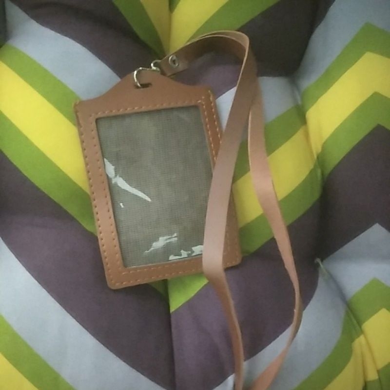 

ID Card Holder / Name Tag / Gantungan Tali Nama / Lanyard Cokelat