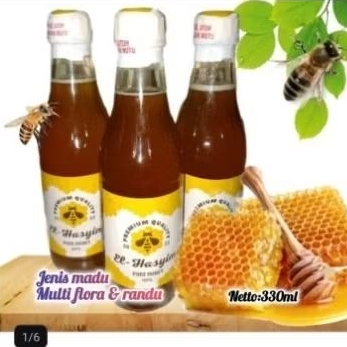 

madu randu dan multiflora asli murni 1000% bergaransi uang kembali netto 330ml