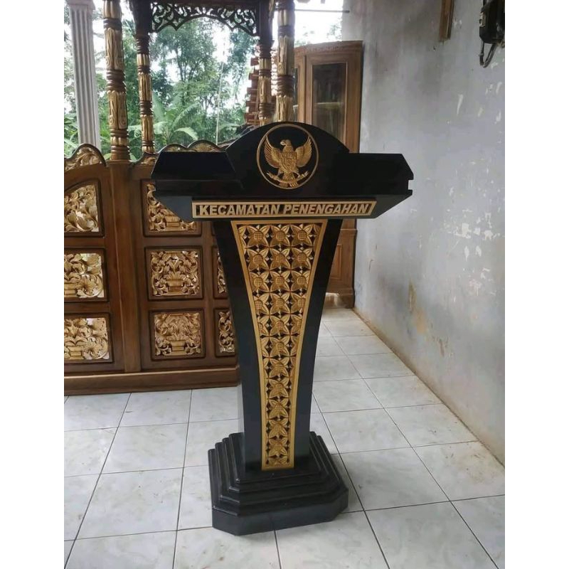 Podium Jati Podium Garuda Minimalis Podium Modern Minimalis Podium Acara