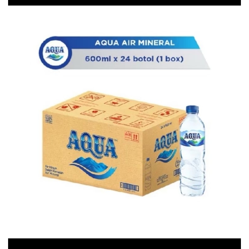 

Aqua Air Mineral Minerai 600ml x 24 Botol (1 Box)