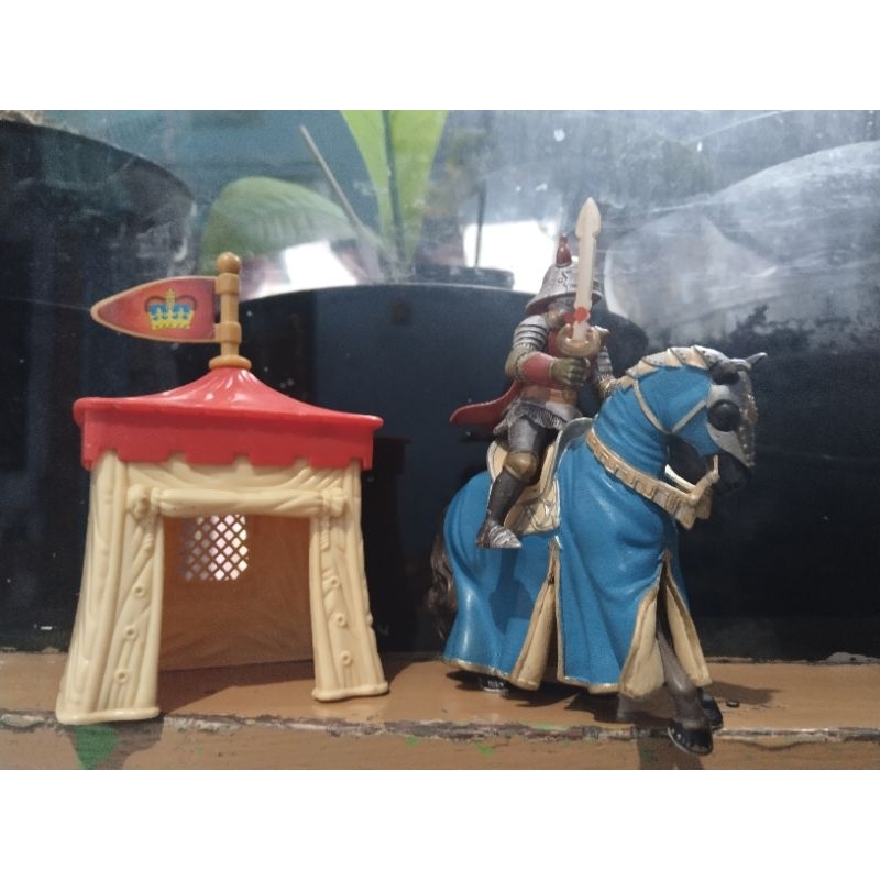 Figur Kuda Biru Perang ELC Barang Baru