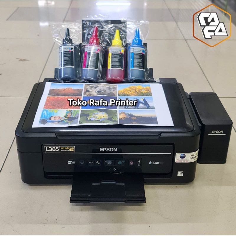 Printer Epson L385 Wifi Print Scan Copy