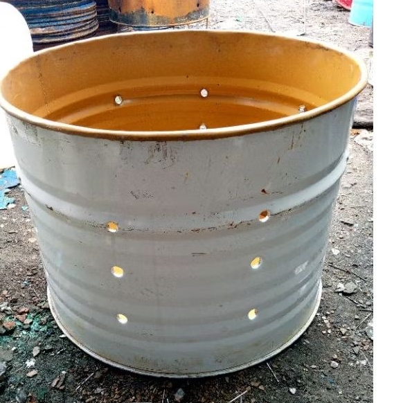 tong sampah besi/ tempat bakar kertas/ bakar bakar sampah kap 100 L