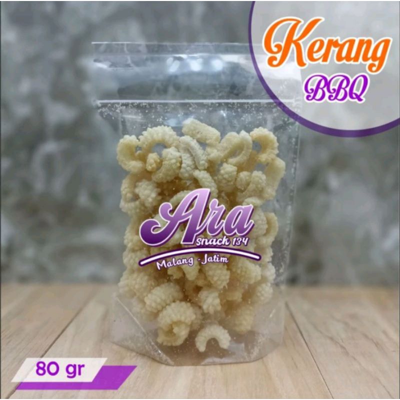 

Cemilan Krupuk Kerang BBQ Dan PEDAS Renyah Gurih Mantab