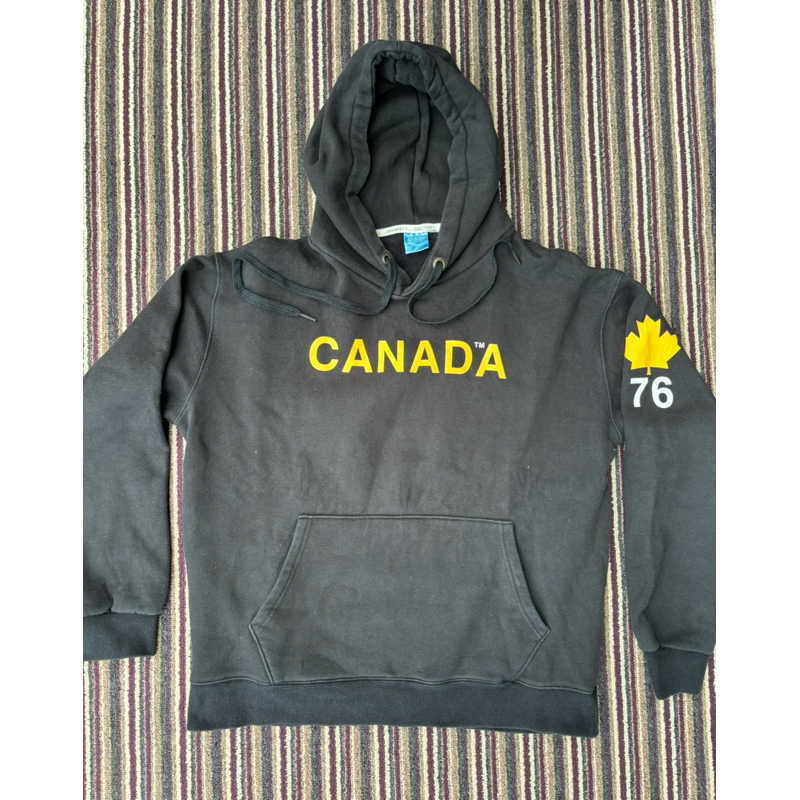 Hoodie GRANFINNY CANADA Original Sweater Hitam Ori Second baju brand Bagus cn ukuran L