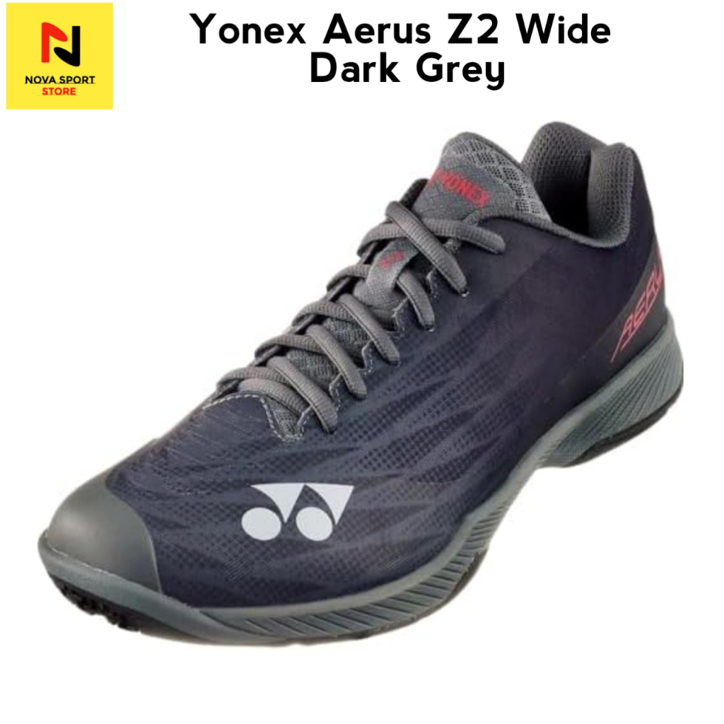 Yonex Sepatu Badminton Power Cushion Aerus Z2 Wide Dark Grey