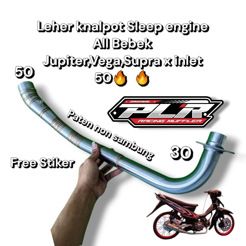 LEHER KNALPOT SLEEP ENGINE JUPITER,VEGA,GRAND,INLET 50