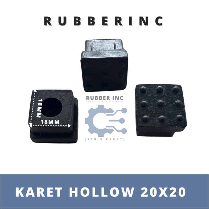 KARET KAKI HOLLOW 2x2 KARET TAPAK KAKI/KARET ALAS KAKI MEJA/KURSI