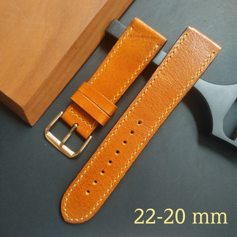 Tali jam tangan kulit asli 22mm / strap jam tangan vidileather