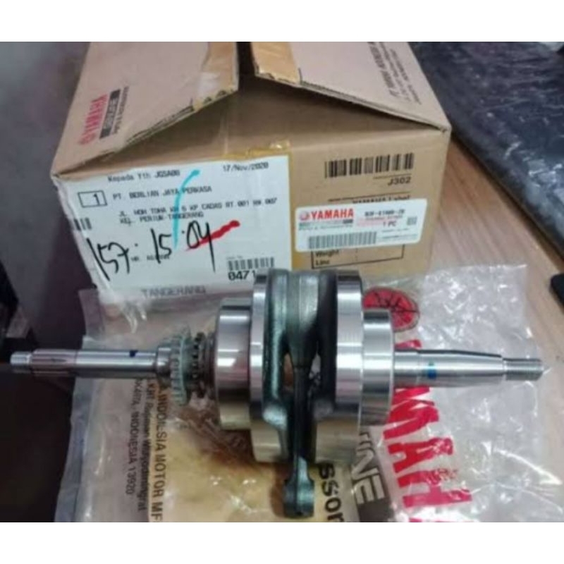 CRANKSHAFT ASSY / KRUK AS ORIGINAL YAMAHA LEXI 125 / B3F-E1400-20