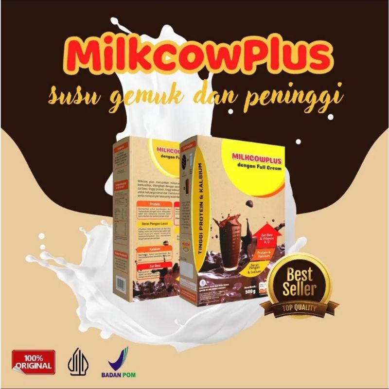 

SUSU MILKCOW PLUS RASA COKELAT GEMUK DAN TINGGI BADAN 500GR