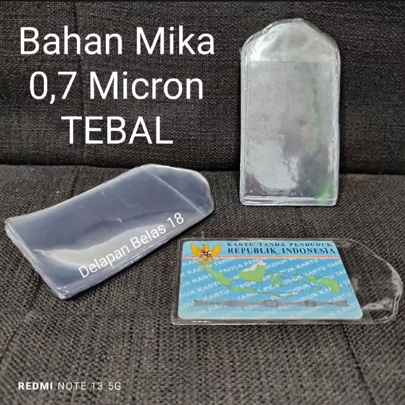 

50 Pcs Mika Pelindung Ktp,Sim,Atm Dll
