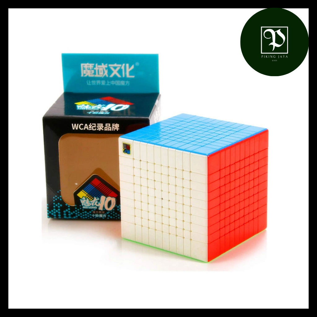 Rubik 10x10 Merk Moyu MFJS Stickerless - Rubik Besar