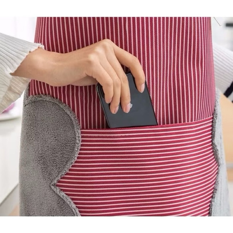 Arwana_Berry Apron Masak/Celemek Masak/Apron Koki Anti Air Anti Minyak