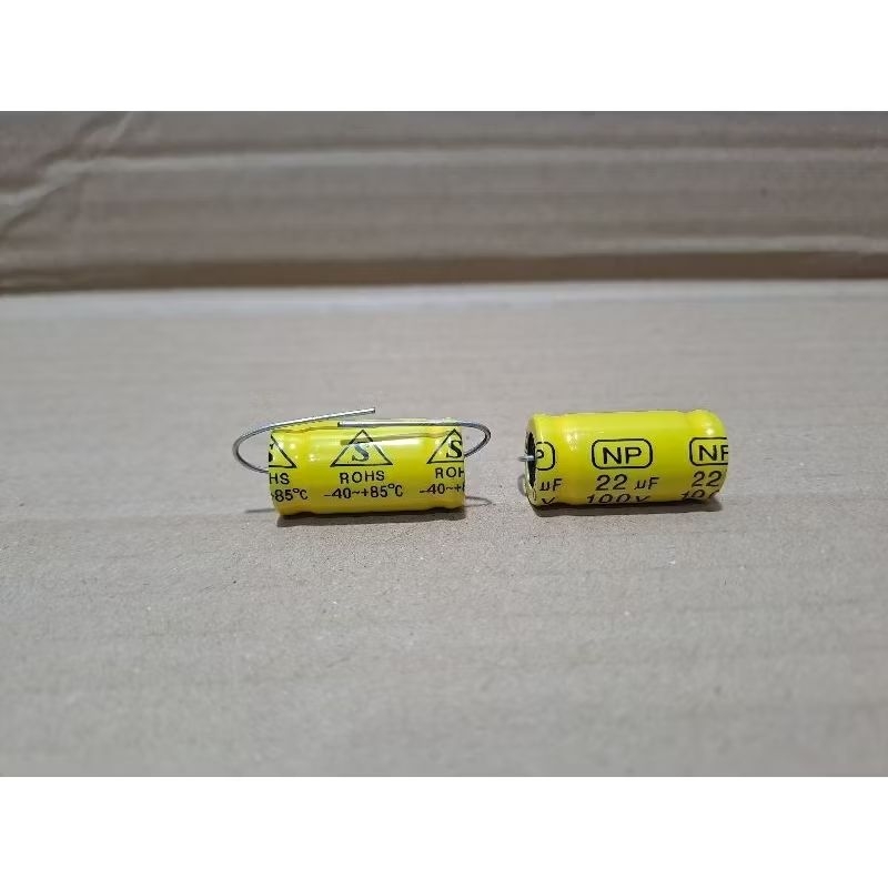 Capacitor Non Polar 22 uf /100 Volt