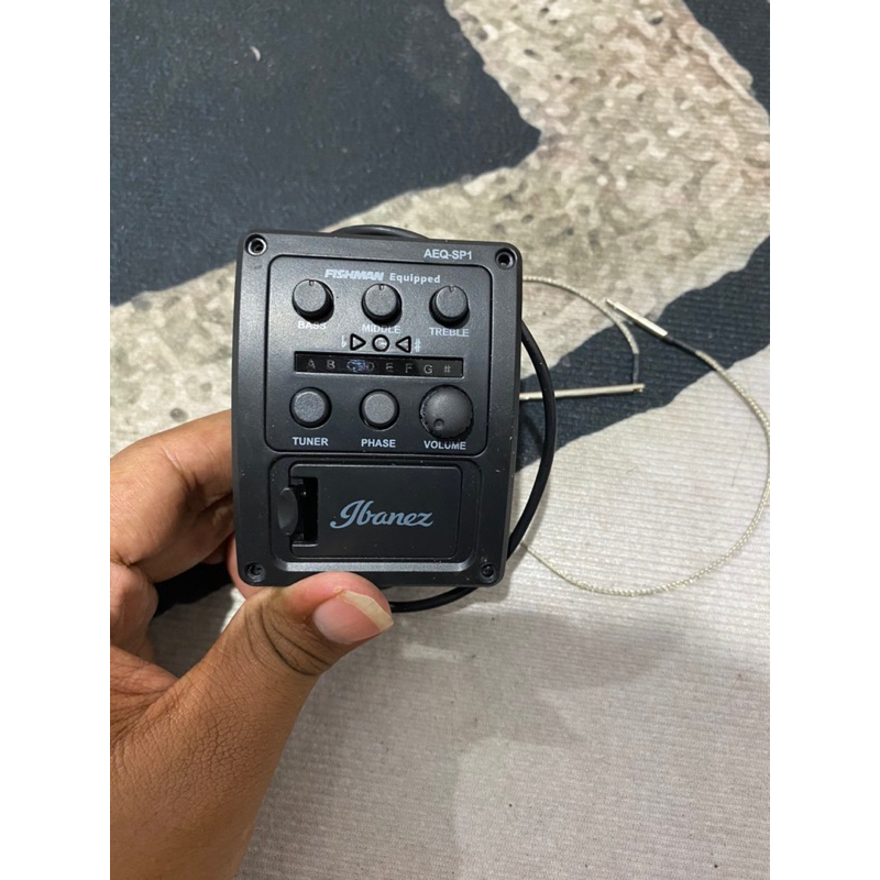 Preamp Fishman Ibanez AEQ SP 1 Original